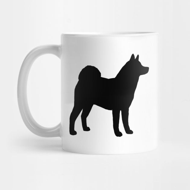 Akita Dog Breed Silhouette by Coffee Squirrel